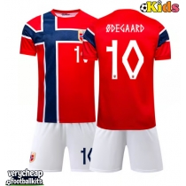 Norway Martin Odegaard #10 Replica Home Minikit World Cup 2026 Short Sleeve (+ pants)